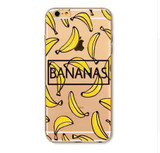 Phone Case For iPhone 6 6s 6sPlus 6Plus SE 5 5s Cover Flowers Girls Cat Cartoon Mandala Banana Panda Soft Silicone coque Capa