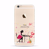 Phone Case For iPhone 6 6s 6sPlus 6Plus SE 5 5s Cover Flowers Girls Cat Cartoon Mandala Banana Panda Soft Silicone coque Capa