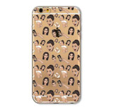 Phone Case For iPhone 6 6s 6sPlus 6Plus SE 5 5s Cover Flowers Girls Cat Cartoon Mandala Banana Panda Soft Silicone coque Capa