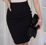 Pencil Skirt Skirts Womens Falda Saias Jupe Crayon Faldas Mujer Women High Waist Black Saia Office Ladies Midi Skirt Tight 2016