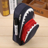 Pencil Bag Large Capacity Creative Shark Pencil Bag School Stationery Pen Case With Combination Lock Office Student Pen Bag