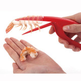 Peelers Portable Stainless Steel Platic Prawn Shrimp Deveiner Peel Device Creative Kitchen Tools Remover Peel Device One pieces