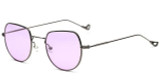 Peekaboo ocean small square sunglasses women fashion 2017 gold metal clear blue sunglasses for men small size uv400