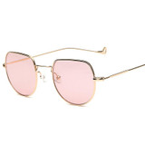 Peekaboo ocean small square sunglasses women fashion 2017 gold metal clear blue sunglasses for men small size uv400