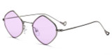 Peekaboo men vintage sunglasses women small frame 2017 ocean purple pink clear blue sunglasses metal frame uv400