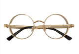 Peekaboo High quality retro women round sunglasses steampunk metal frame vintage round sun glasses male female mirror uv400