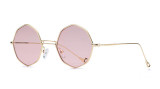 Peekaboo 2017 mens small round sunglasses women vintage retro clear blue sunglasses transparent lens metal uv400