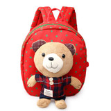 PECKHAMRYE Animal kids backpack bags for kids boys baby's bags Boys Girls Babies School Bags Backpacks Cartoon bear Doll