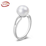 Pearl Jewelry,Natural Freshwater Pearl rings, real wedding pearl rings for women,925 silver ring as gift