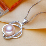 Pearl jewelry sets , selling 925 sterling silver jewelry freshwater pearl jewelry set for women 3 color gift