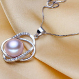 Pearl jewelry sets , selling 925 sterling silver jewelry freshwater pearl jewelry set for women 3 color gift