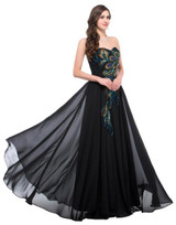 Peacock Bridesmaid Dresses Grace Karin Dresses 2017 Plus Size Blue Apricot Bridesmaid Dresses Long Wedding Party Dress