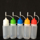 PE Dropper Bottle With Metal Needle Tip,10ml Metal Needle Tip Bottle,Dropper Bottle With Metal Nozzle Tip E Cigarette Liquid