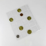 PCCB-MINGT MICRO.V0.5 COIN ALBUM BINDERS, LEATHERETTE BINDER, COIN POCKET INSERT PAGES[3 Holes]