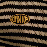 Pattern stripe knitted sweater women pullover winter cropped unif black white embroidery Loose Oversize Crayola Pullovers