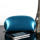 Patent leather makeup make up bags zipper cosmetic bag small pouch