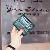 Patent Leather Women Short Wallets Ladies Fashion Small Alligator Wallet Coin Purse Female Card Wallet Purse Money Bag Y-7N06-01