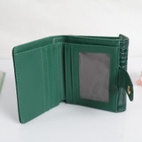 Patent Leather Women Short Wallets Ladies Fashion Small Alligator Wallet Coin Purse Female Card Wallet Purse Money Bag Y-7N06-01