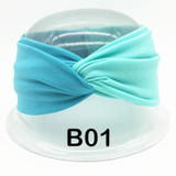 Patchwork Turban Headbands for Women Twist Stretch Hairbands Sport Headband Yoga Headwrap Head Band Bandana Girls Hair Accessory