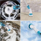 Electric spin scrubber