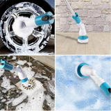Electric spin scrubber