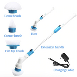 Electric spin scrubber