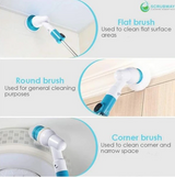 Electric spin scrubber