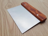 Pastry Scraper and Cutter Stainless Steel - Pizza Dough Cutter and Chopper - Multipurpose Bench Scraper