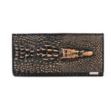 PASTE Women Wallets Luxury Brand Wallets Designer Purse Genuine Leather 3D Alligator Hasp Coin Purse Female Long Clutch Bag