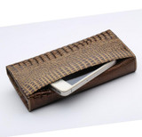 PASTE Women Wallets Luxury Brand Wallets Designer Purse Genuine Leather 3D Alligator Hasp Coin Purse Female Long Clutch Bag