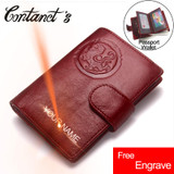 Passport Wallet Genuine Leather Women Travel Wallets Business Card Passport Purse Organizer Driver License Cover Document Holder