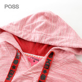 PASS Women Sweatshirt Hoodie 2018 Harajuku Kawaii Hooded Long Sleeve Cotton Loose Crop Top Sweatshirt Korean Hoodies