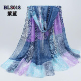 Pashmina Scarf Women 2017 New arrive Spain Voile Velvet Chiffon Infinity Scarf Winter Scarves Silk Shawls and Scarves BLS018