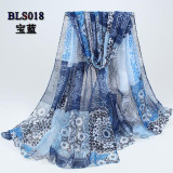 Pashmina Scarf Women 2017 New arrive Spain Voile Velvet Chiffon Infinity Scarf Winter Scarves Silk Shawls and Scarves BLS018