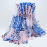 Pashmina Scarf Women 2017 New arrive Spain Voile Velvet Chiffon Infinity Scarf Winter Scarves Silk Shawls and Scarves BLS018