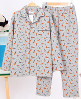 2017 winter thicker warm Home Clothong Men Pijama air layer cotton Sleepwear Suits autumn long sleeve pyjama homme loose pajamas