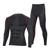 2017 Winter Thermal Underwear Sets Men Brand Quick Dry Anti-microbial Stretch Men's Thermo Underwear Male Warm Long Johns HI-Q