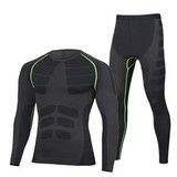 2017 Winter Thermal Underwear Sets Men Brand Quick Dry Anti-microbial Stretch Men's Thermo Underwear Male Warm Long Johns HI-Q