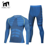 2017 Winter Thermal Underwear Sets Men Brand Quick Dry Anti-microbial Stretch Men's Thermo Underwear Male Warm Long Johns HI-Q