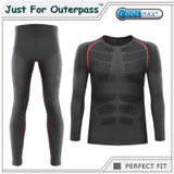 2017 Winter Thermal Underwear Sets Men Brand Quick Dry Anti-microbial Stretch Men's Thermo Underwear Male Warm Long Johns HI-Q