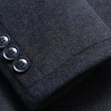 2017 Winter plus size 7XL 6XL 5XL 4XL Men's Woolen Jackets Cashmere Coat Business Casual Wool &amp; Blends Jacket Overcoat