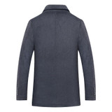 2017 Winter plus size 7XL 6XL 5XL 4XL Men's Woolen Jackets Cashmere Coat Business Casual Wool &amp; Blends Jacket Overcoat