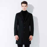 2017 winter new style Men's casual thicken woolen trench coat Men business coats Men's Wool overcoat men jackets FY016