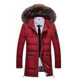 2017 winter new Men's winter jackets thick white duck down hooded jacket men ,winter men's white duck down coat men 4 color