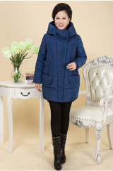 2017 Winter New Mother Loaded Coat Jacket Large Size Women Loose High Quality Cotton Coat Female Thickening Warm WM437