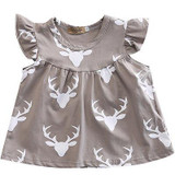 2017 Toddler Kids Baby Flower Girls Summer Dress Princess Sleeveless Party Wedding Tutu Dresses 0-24M