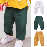 2017 Toddler Children Trousers Baby Girls Boys Solid Lantern Warm Pants Leggings baby pants baby leggings baby unisex Clothing