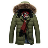 2017 Thick jackets Men Parkas down jacket Casual hooded jacket winter duck down jacket Warm men's