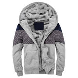 2017 Thick Hoodies Men Sweatshirt Winter Autumn Men's Brand Sweatshirts Cardigans Hooded Jackets And Coats Fleece Tracksuit W06