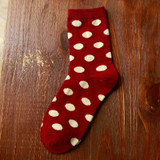 New Socks Women Female Girl Cotton Polka Dot Pattern Fashion Brand Crew Happy Funny Harajuku Novelty Design Calcetines Meias Sox